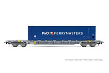 021-HJ6240 - H0 - F-NOVA, 4-achs. Containerwagen Sgss, beladen mit 45 Container „P&O Ferrymasters, Ep. VI
